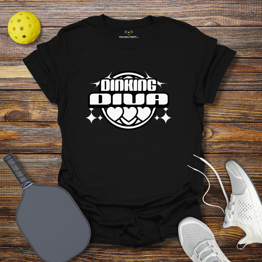 Funny Pickleball Shirt β Dinking Diva Pickleball T-Shirt