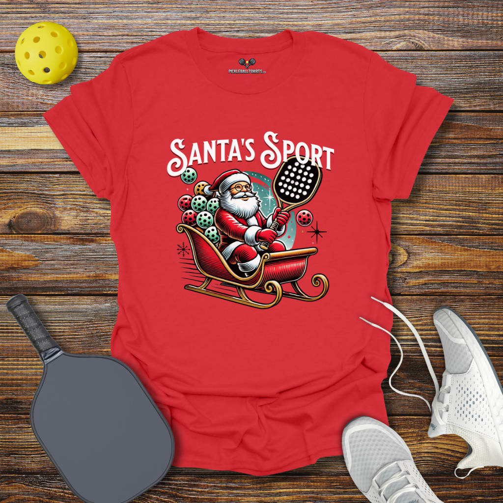 Funny Pickleball Shirt β Santa's Sport Christmas T-Shirt