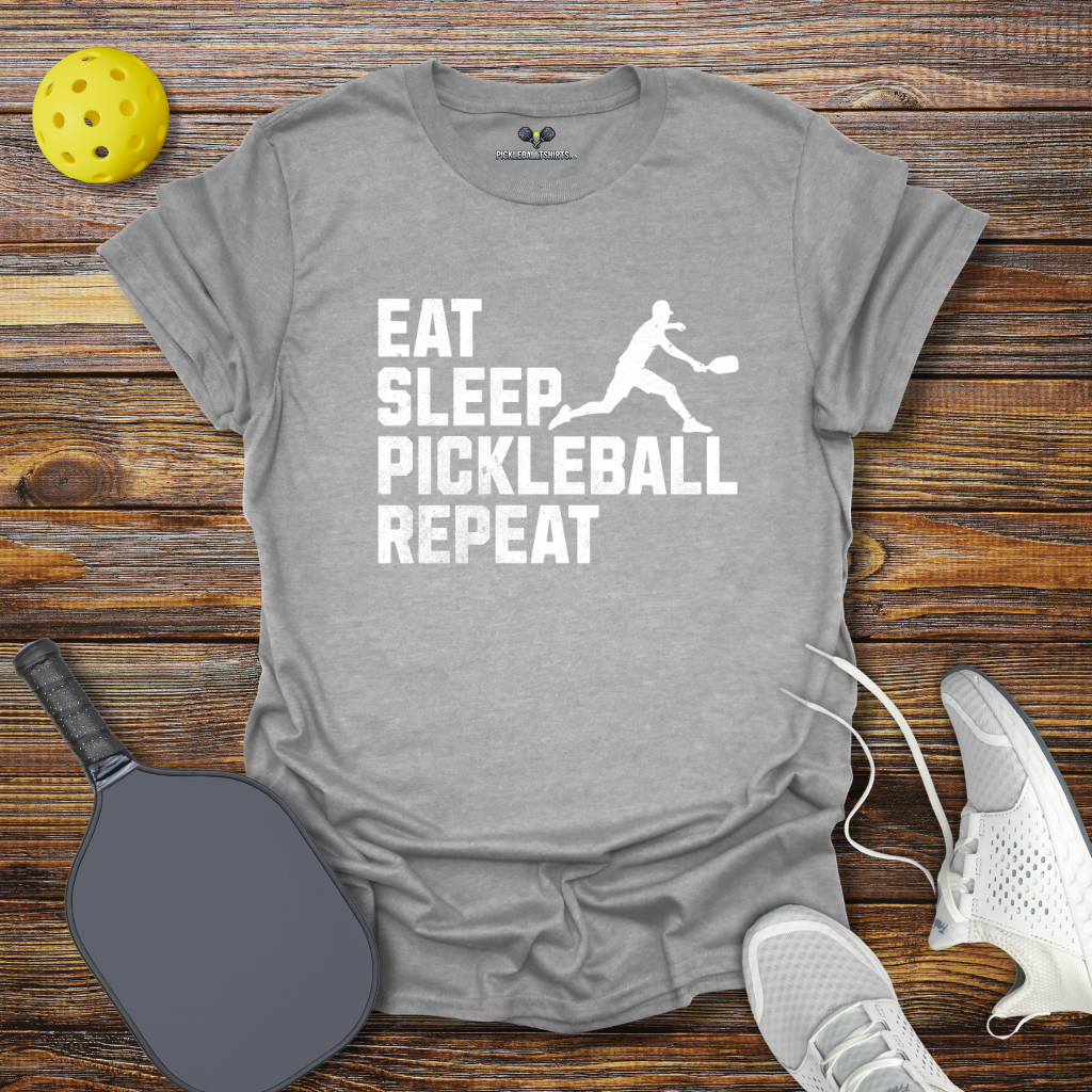 Funny Pickleball Shirt β Eat Sleep Pickleball Repeat T-Shirt