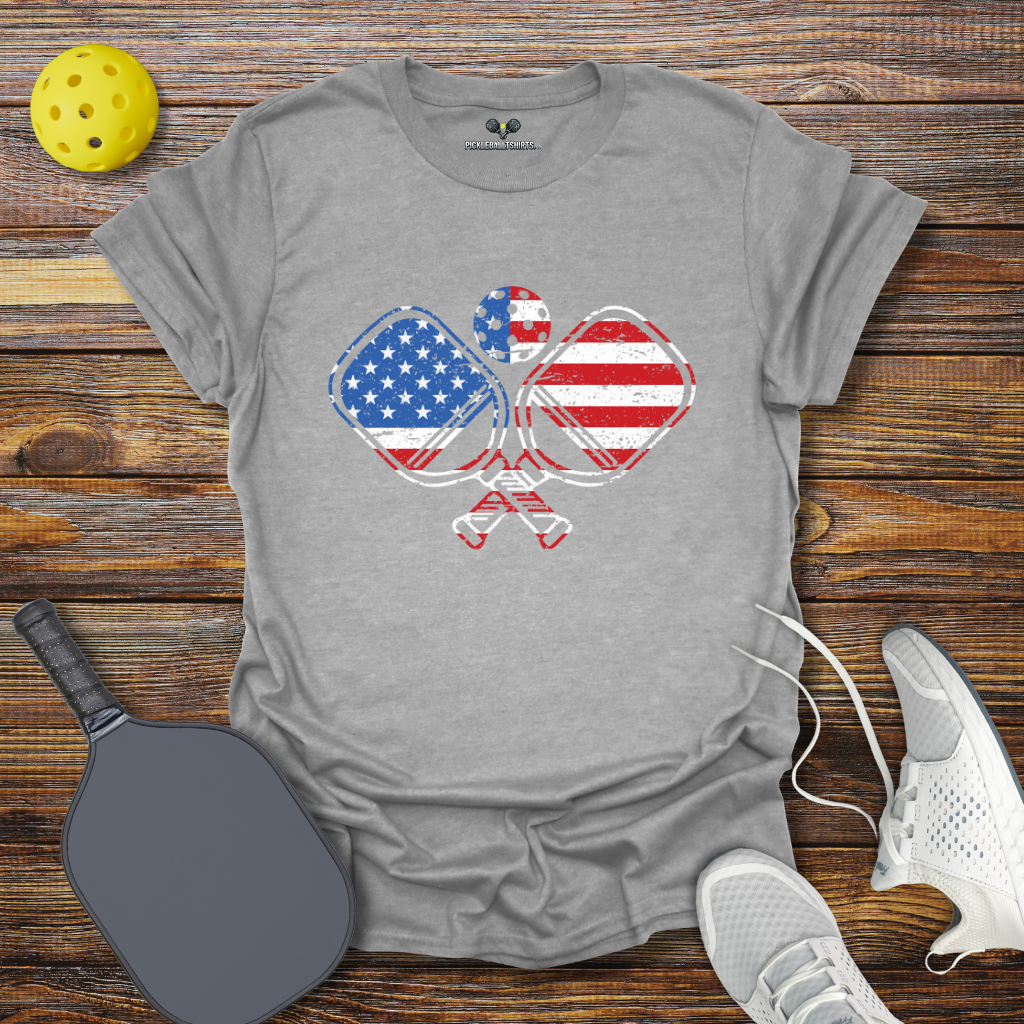 Funny Pickleball Shirt β USA Pickleball Padles T-Shirt