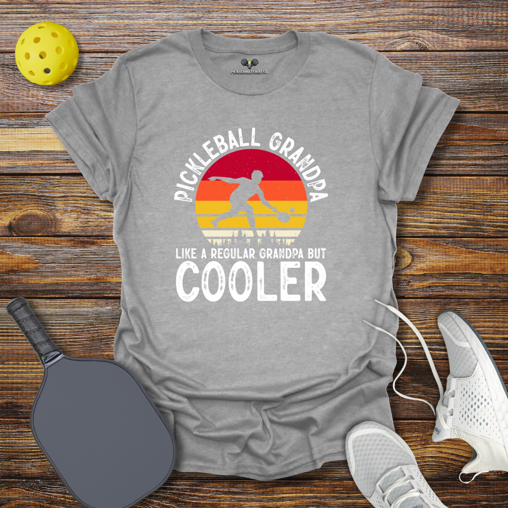 Funny Pickleball Shirt β Pickleball Grandpa Like Regular Grandpa but Cooler T-Shirt