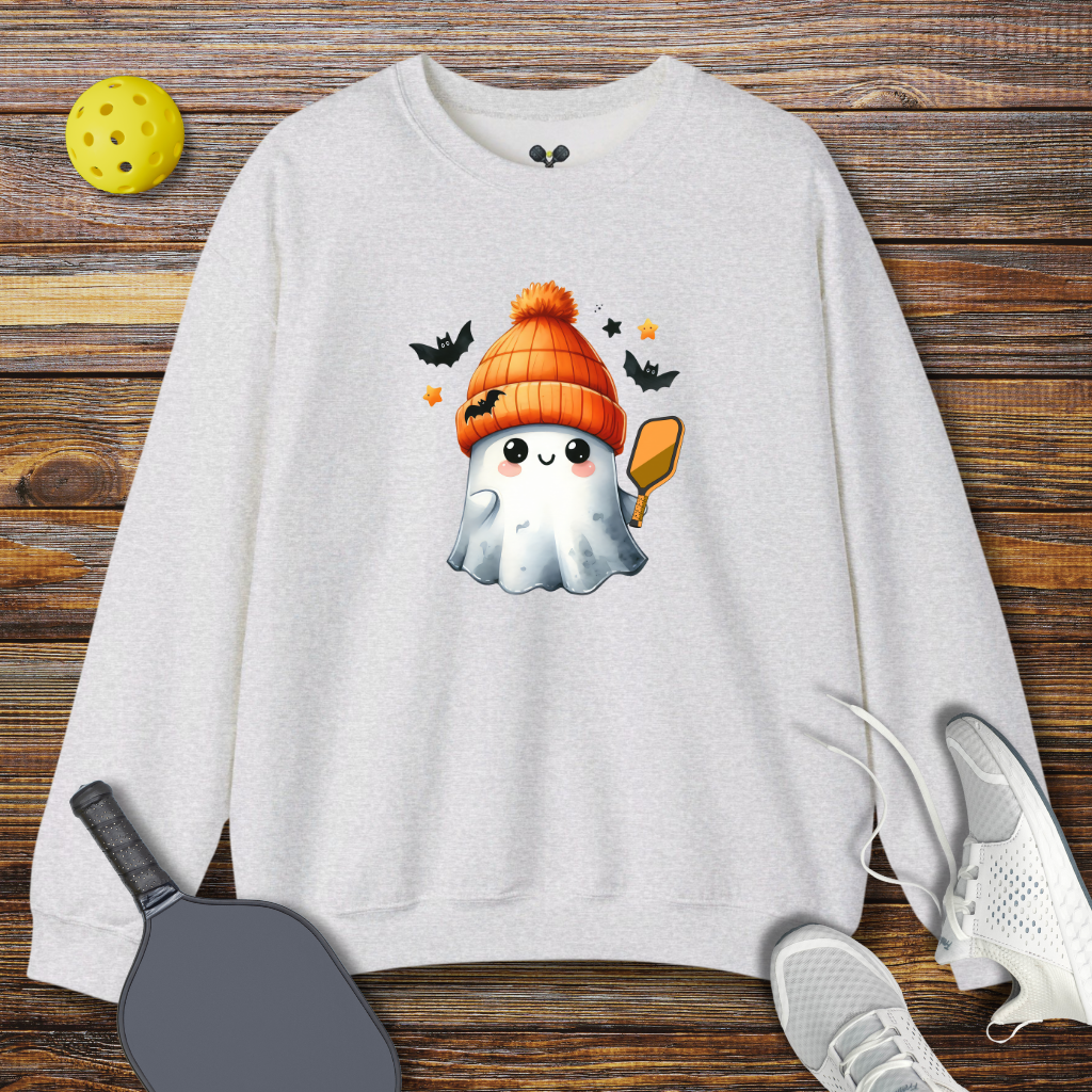 Halloween Pickleballer Ghost Sweatshirt