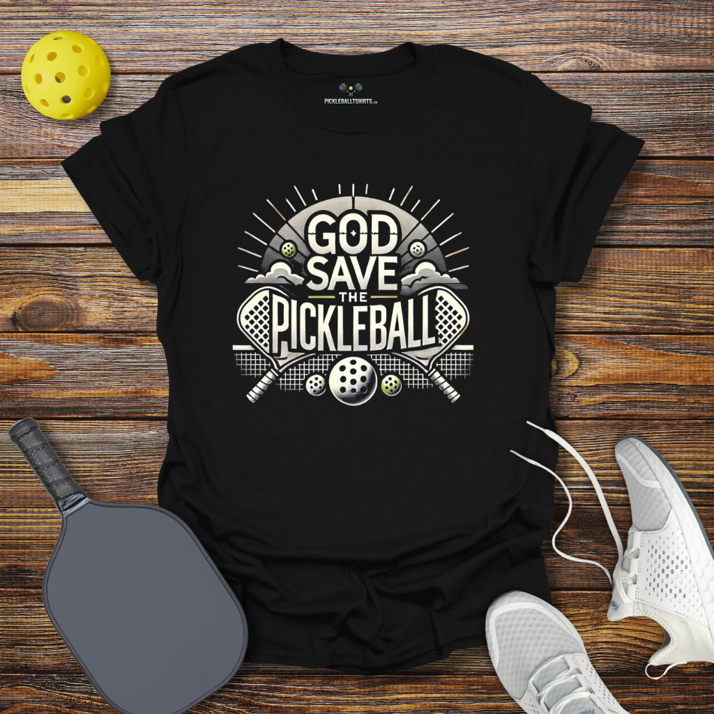 God Save the Pickleball T-Shirt