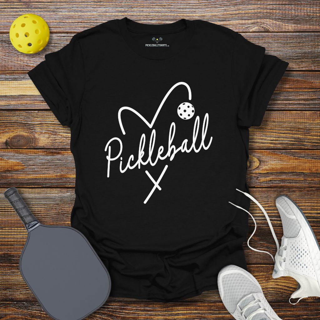 Pickleball Heart T-Shirt