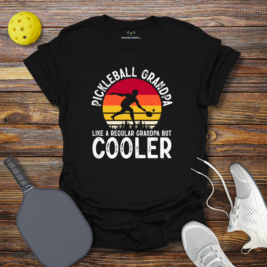 Pickleball Grandpa Like Regular Grandpa but Cooler T-Shirt