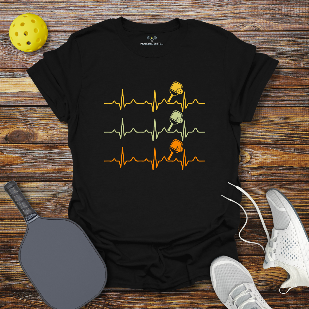 Pickleball Heartbeat Vintage T-Shirt