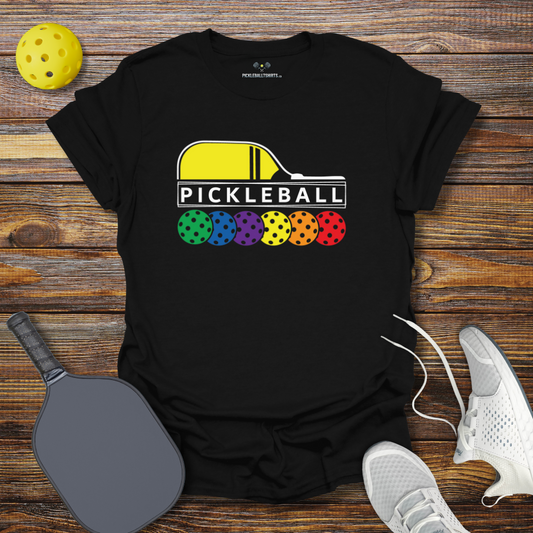 Pickleball Colored Balls T-Shirt