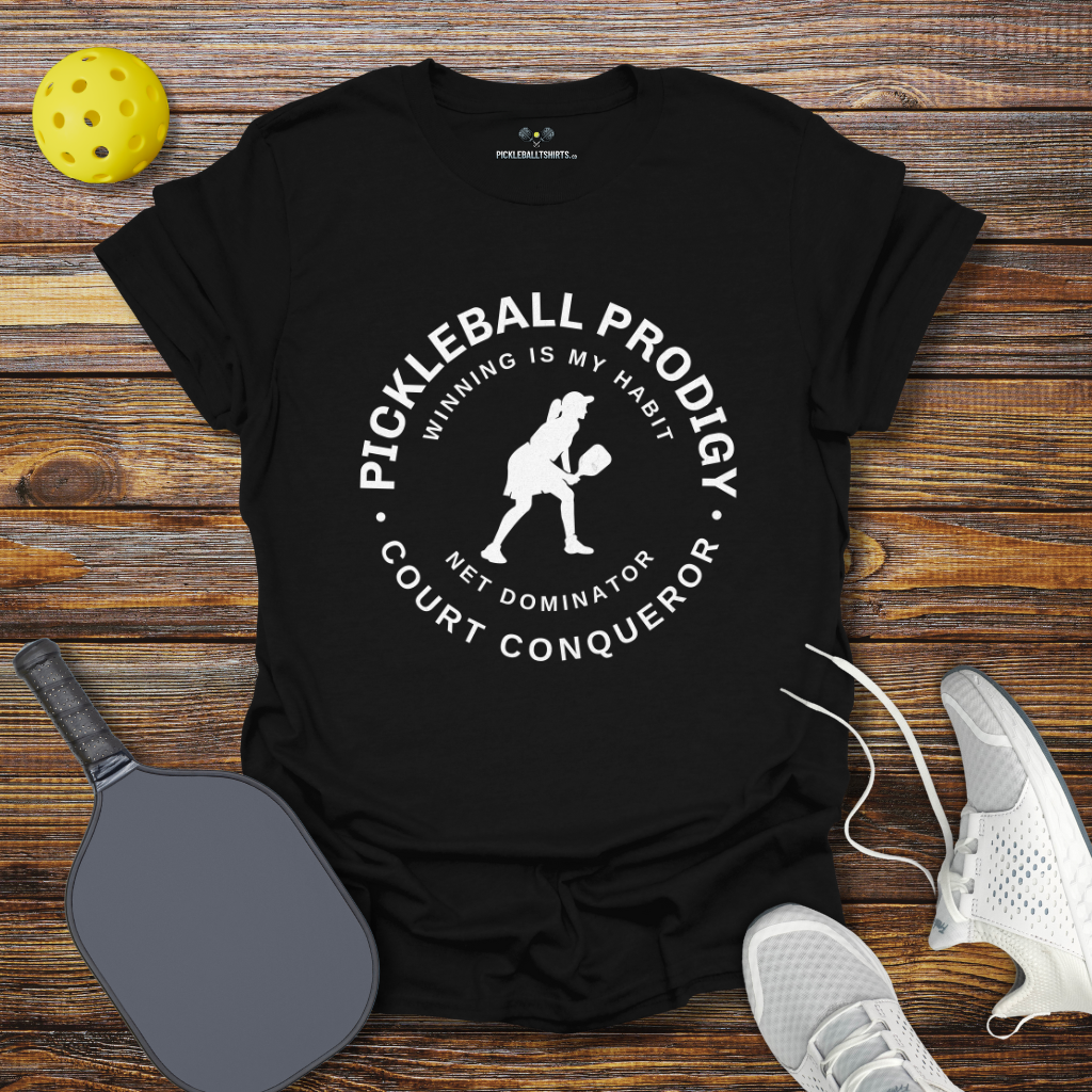 Pickleball Prodigy Court Conqueror for Her T-Shirt