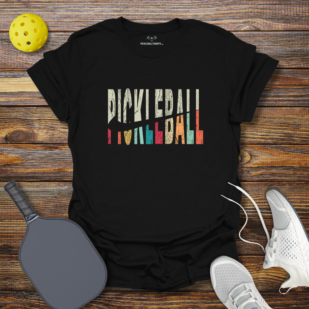 Pickleball Retro Logo T-Shirt