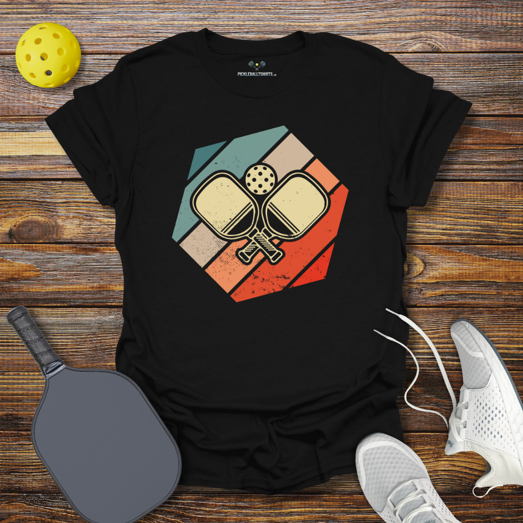 Pickleball Retro Padles T-Shirt