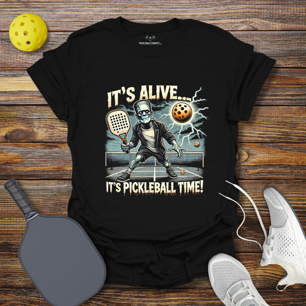 It's Alive... It's Pickleball Time Halloween T-Shirt