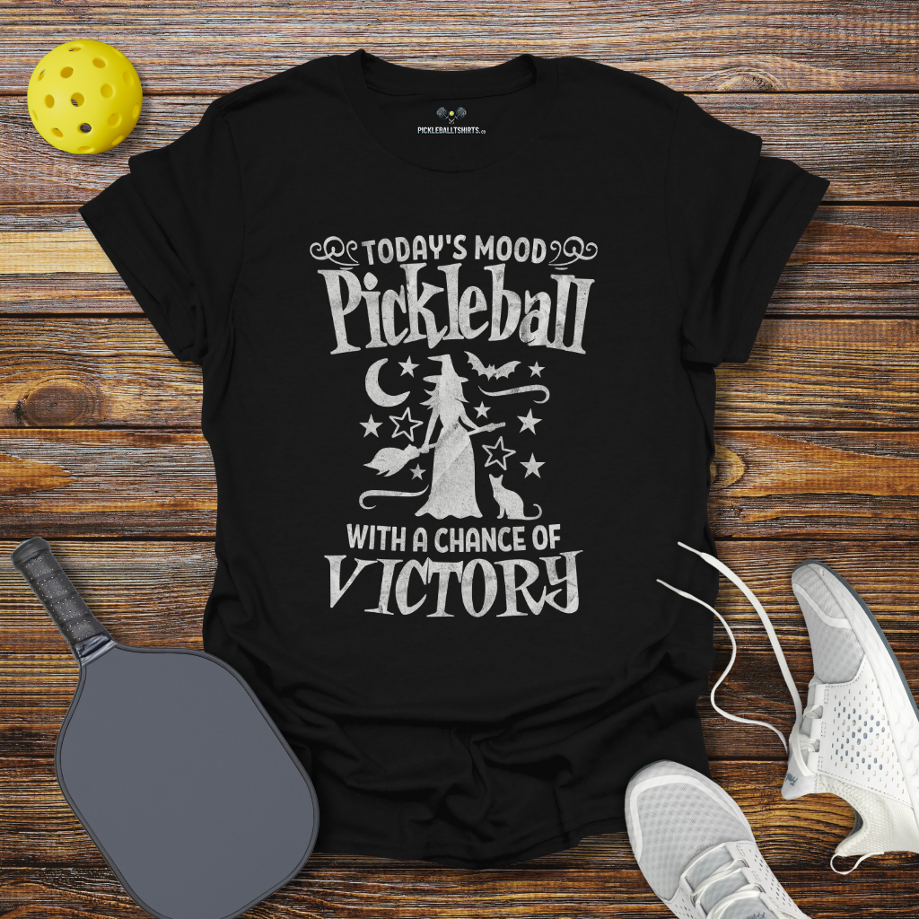 Today's Mood Pickleball With a Chance of Victory Halloween T-Shirt