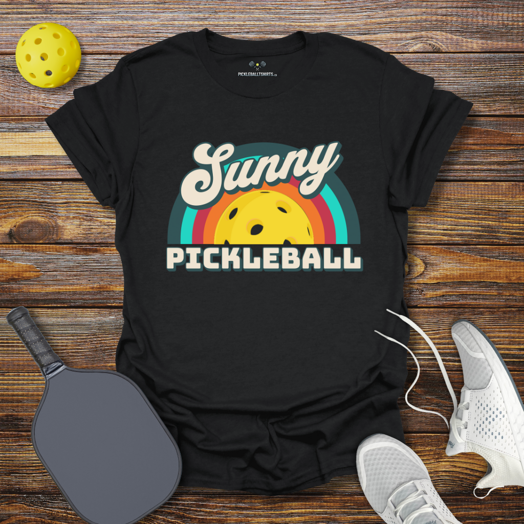 Sunny Pickleball Retro T-Shirt