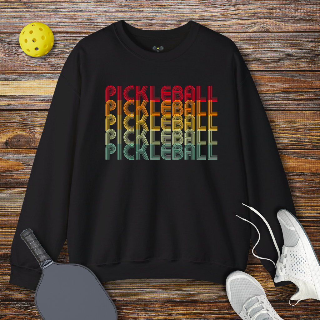 Pickleball Retro Sweatshirt
