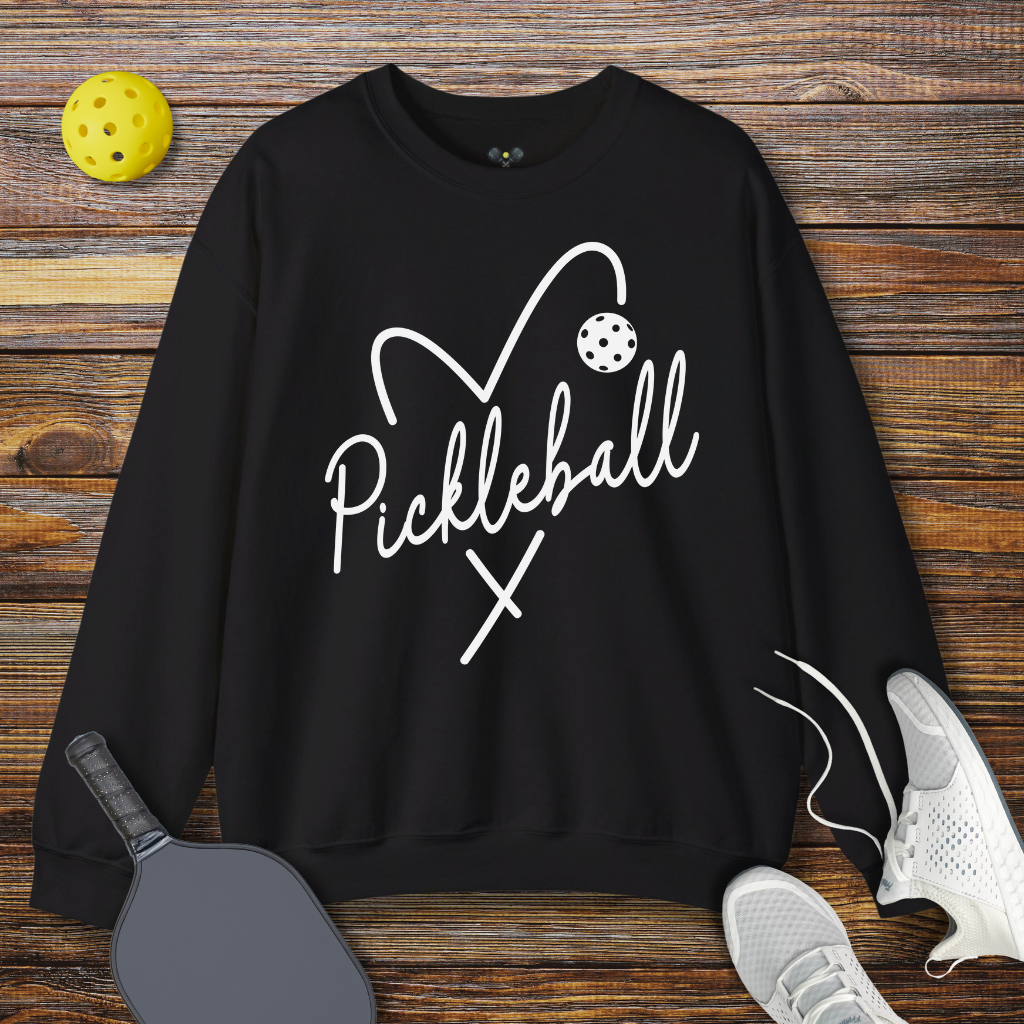 Pickleball Heart Sweatshirt