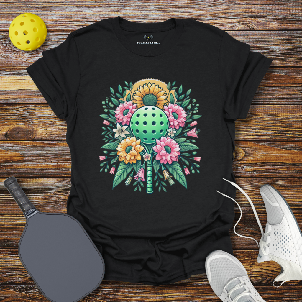 Floral Pickleball Dreams T-Shirt