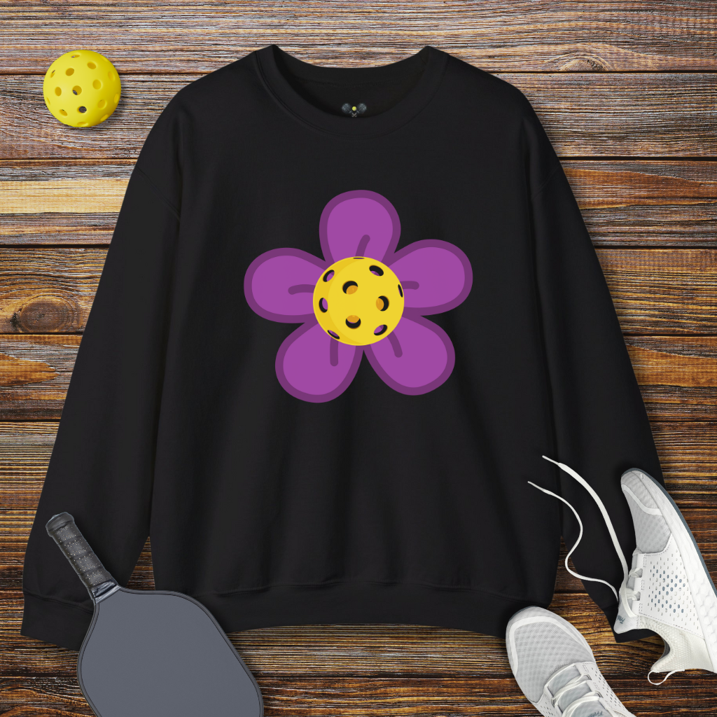 Pickleball Flower Sweatshirt