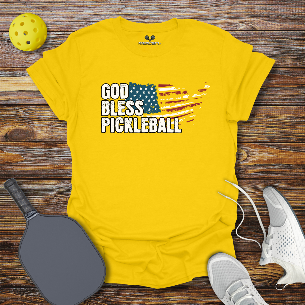 God Bless Pickleball T-Shirt