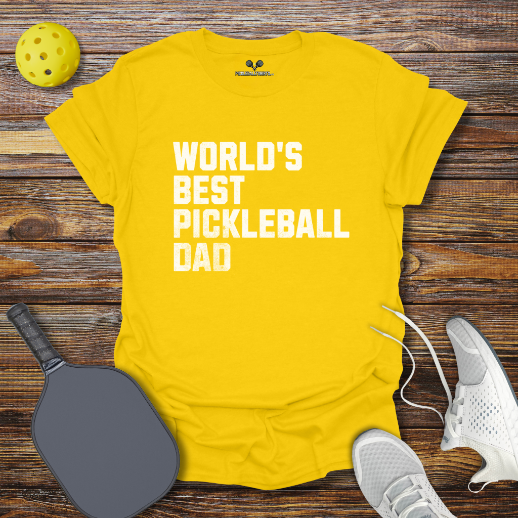 World's Best Pickleball Dad T-Shirt