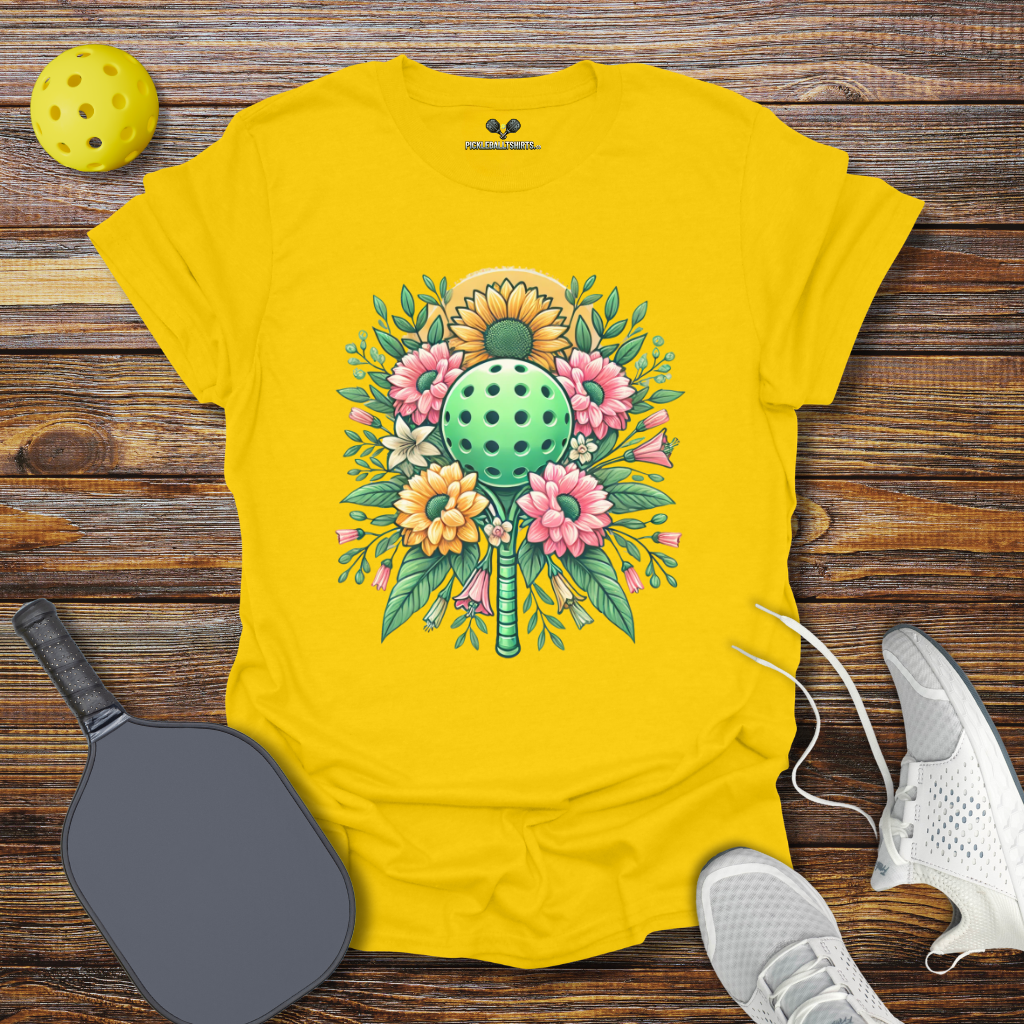 Floral Pickleball Dreams T-Shirt