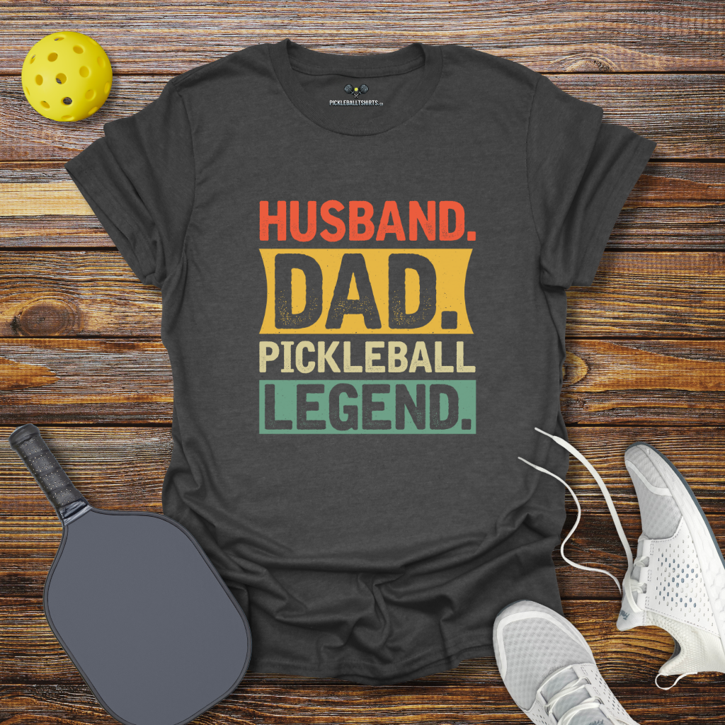 Husband Dad Pickleball Legend T-Shirt