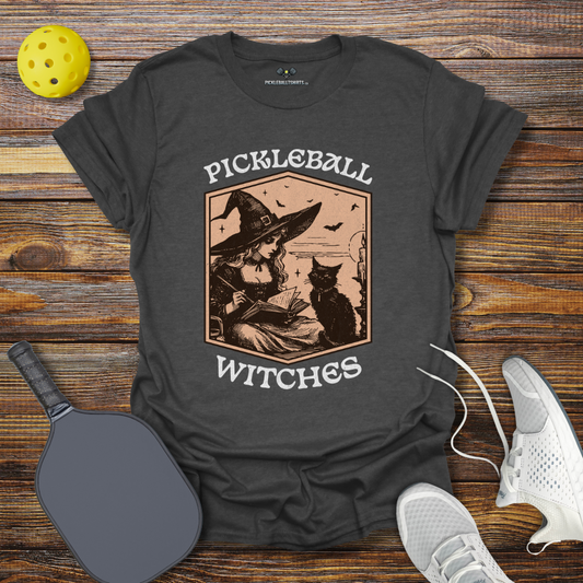 Halloween Pickleball Witches T-Shirt