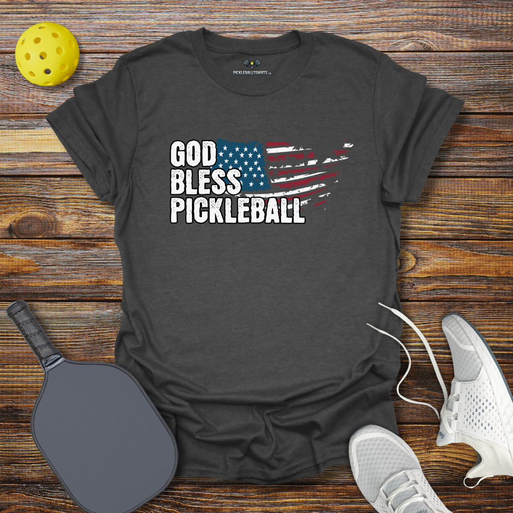 God Bless Pickleball T-Shirt