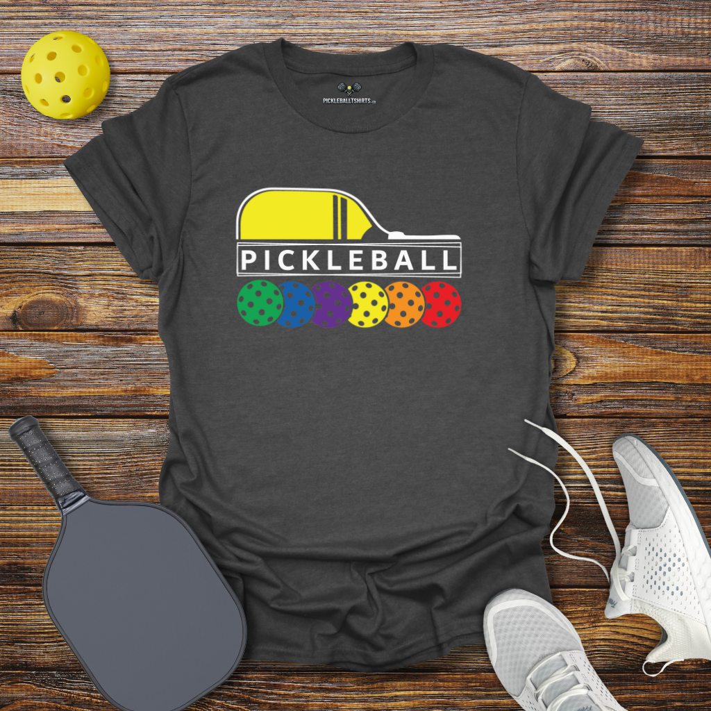 Pickleball Colored Balls T-Shirt