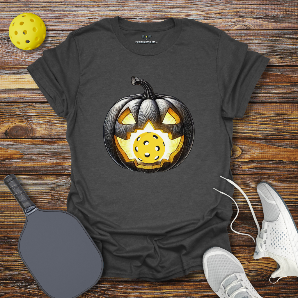 Pumpkin Pickleball Halloween T-Shirt