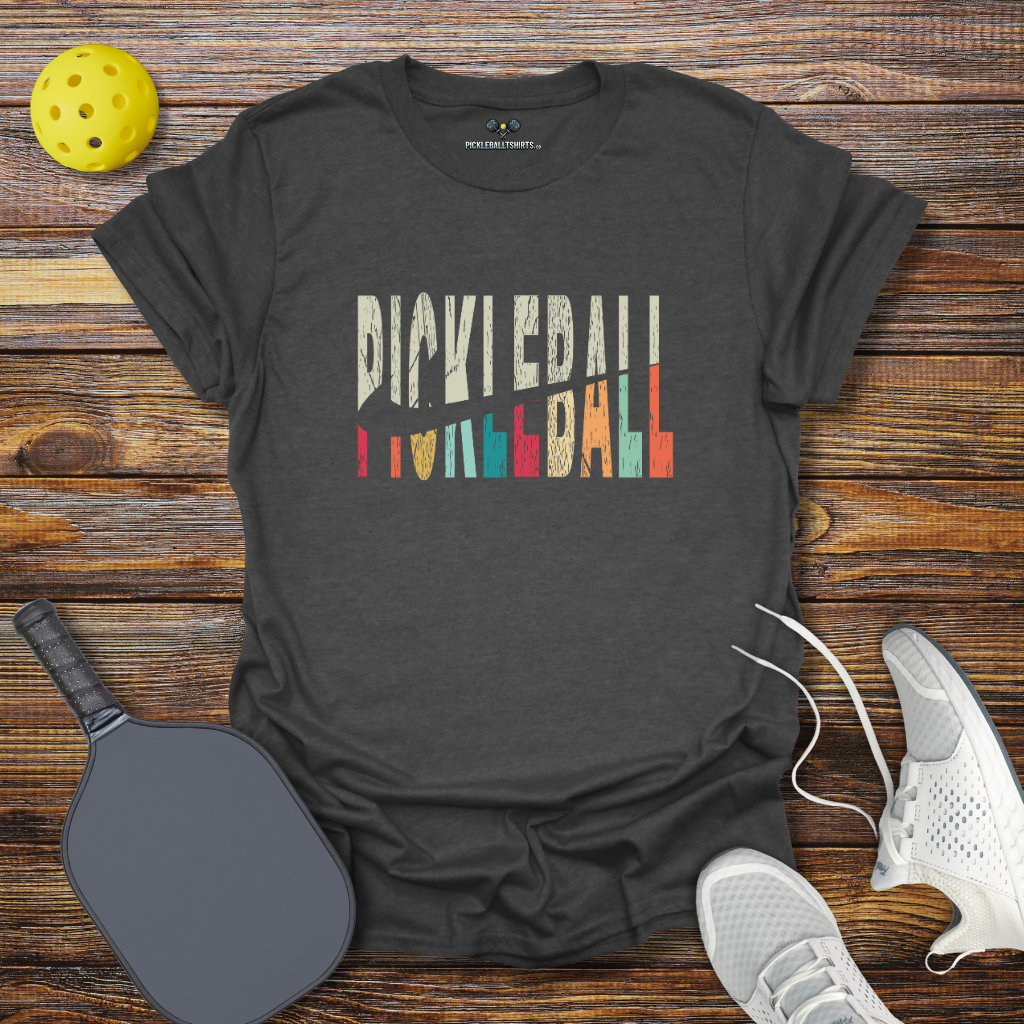 Pickleball Retro Logo T-Shirt