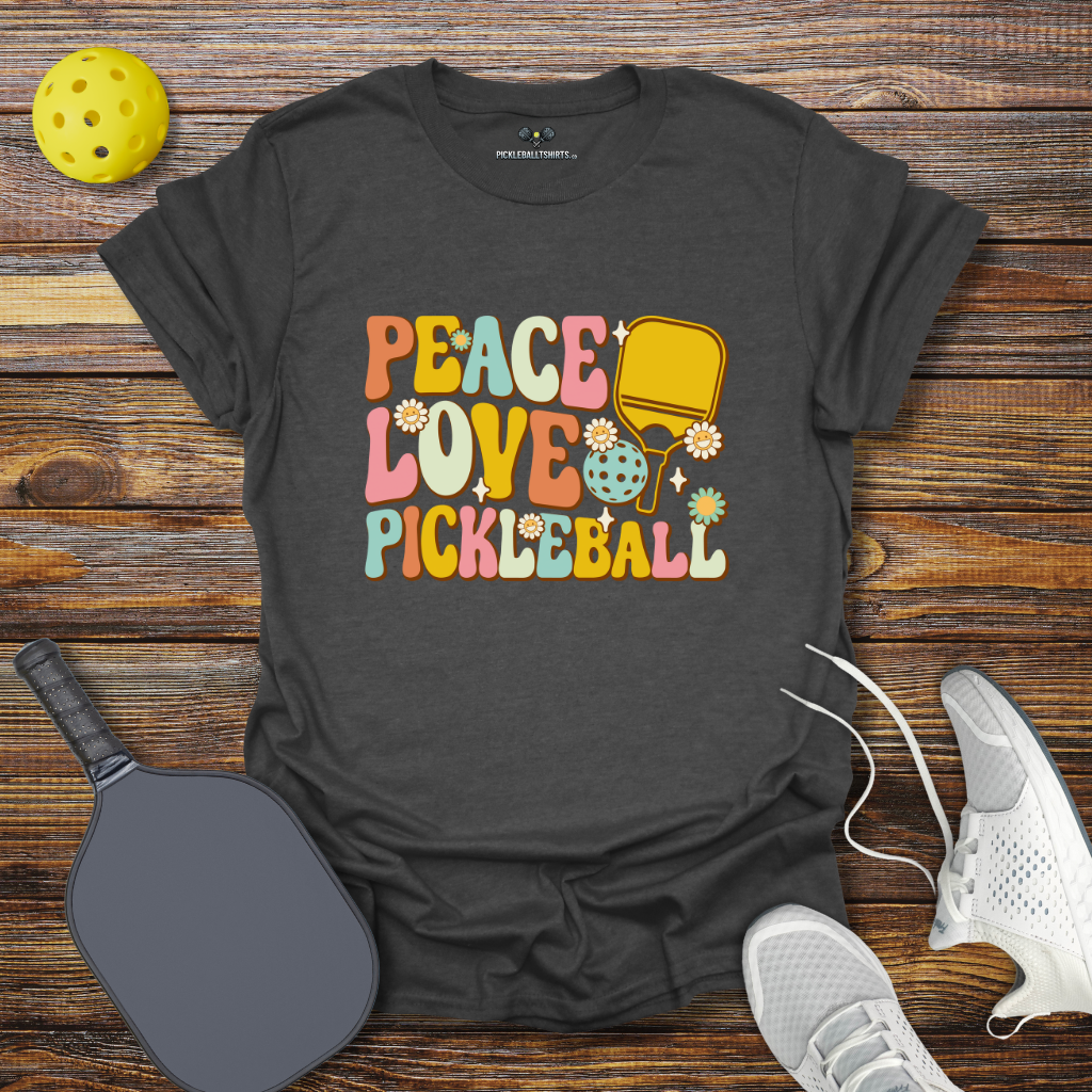 Peace Love Pickleball T-Shirt