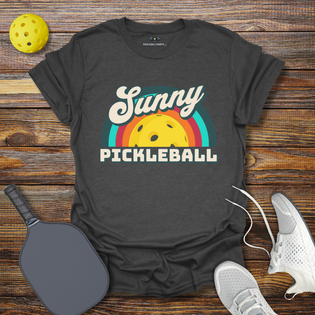 Sunny Pickleball Retro T-Shirt