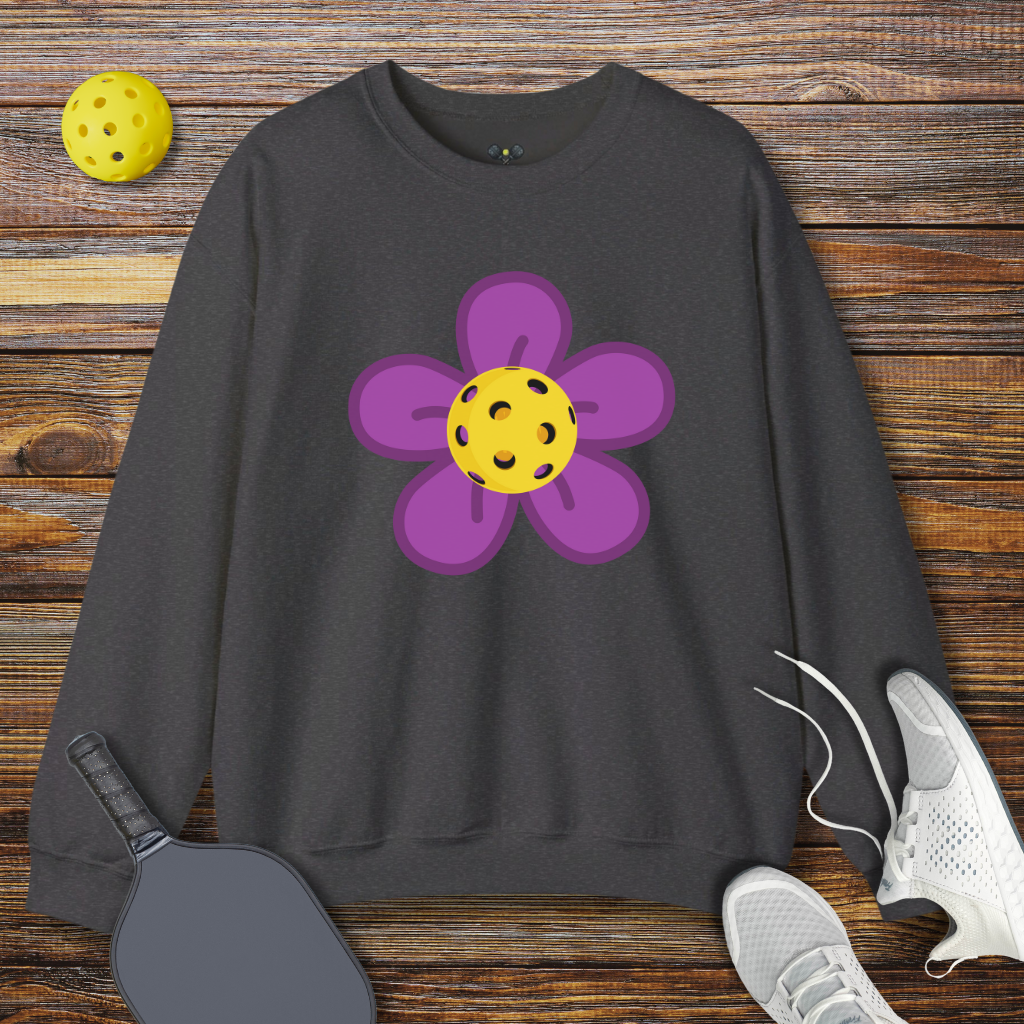 Pickleball Flower Sweatshirt