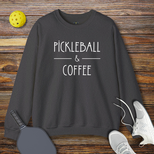 Pickleball & Coffee Sweatshirt