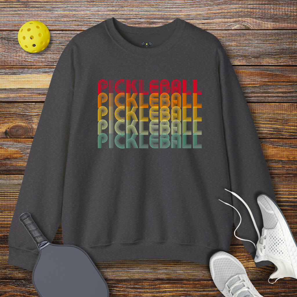 Pickleball Retro Sweatshirt