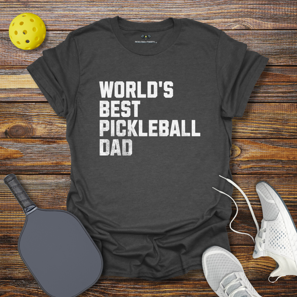 World's Best Pickleball Dad T-Shirt