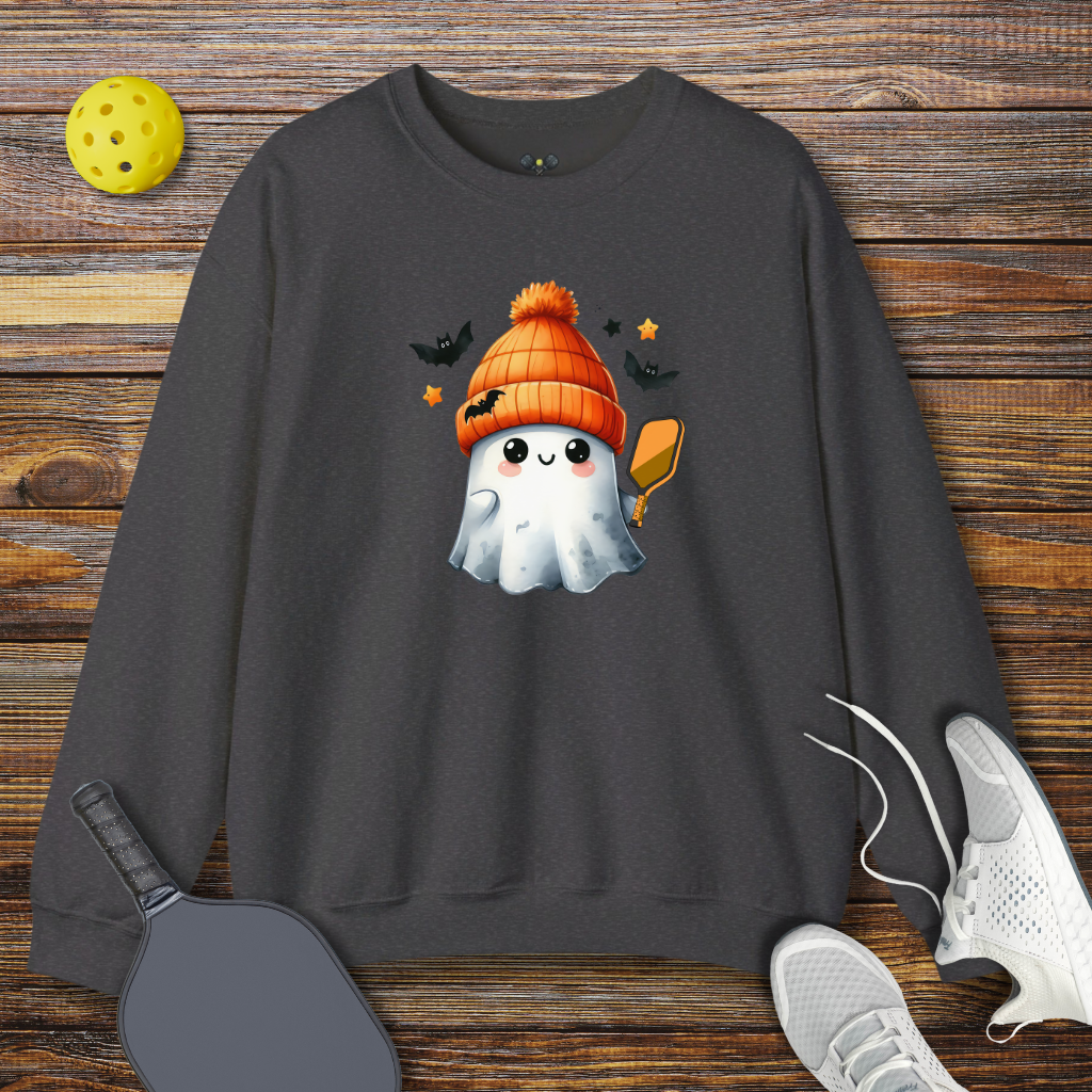 Halloween Pickleballer Ghost Sweatshirt