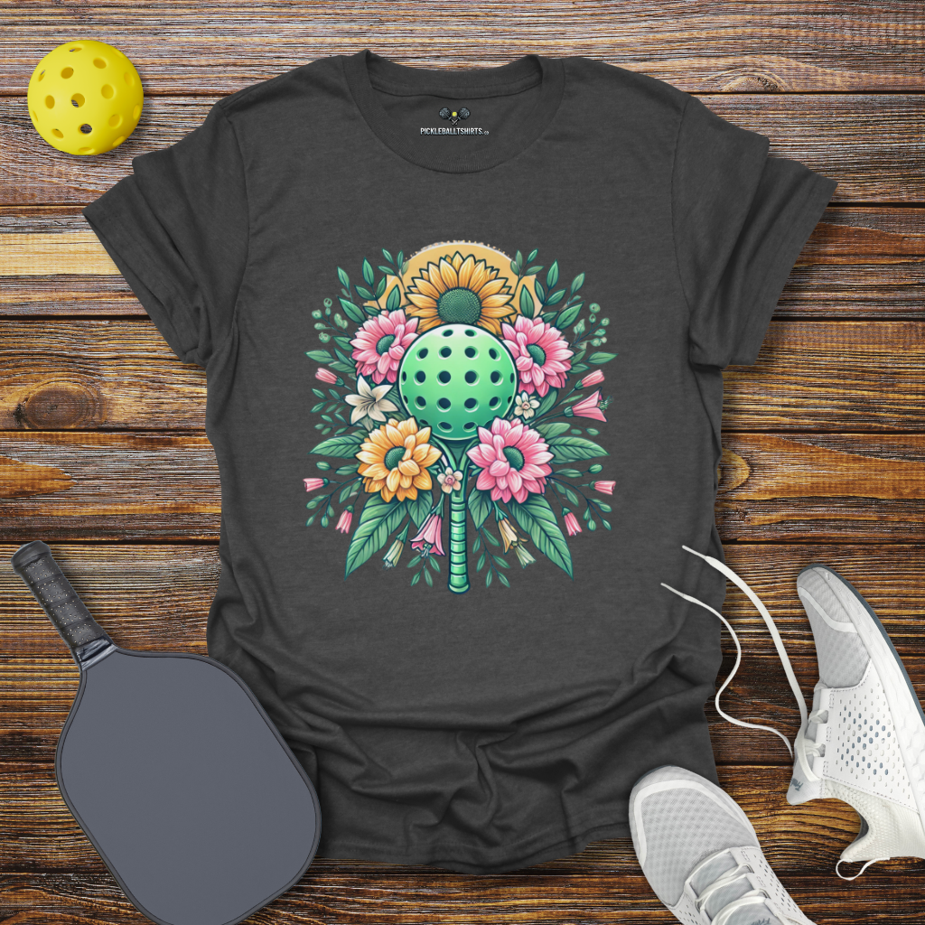 Floral Pickleball Dreams T-Shirt