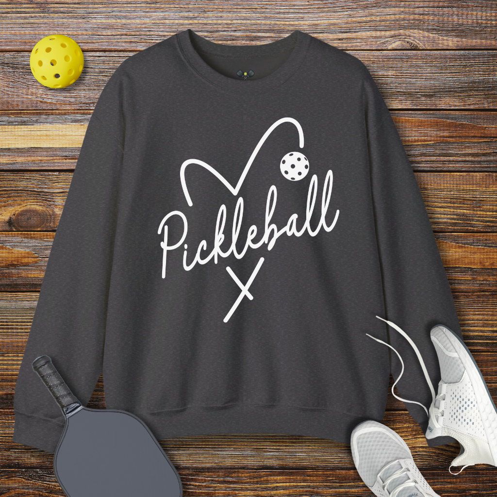 Pickleball Heart Sweatshirt