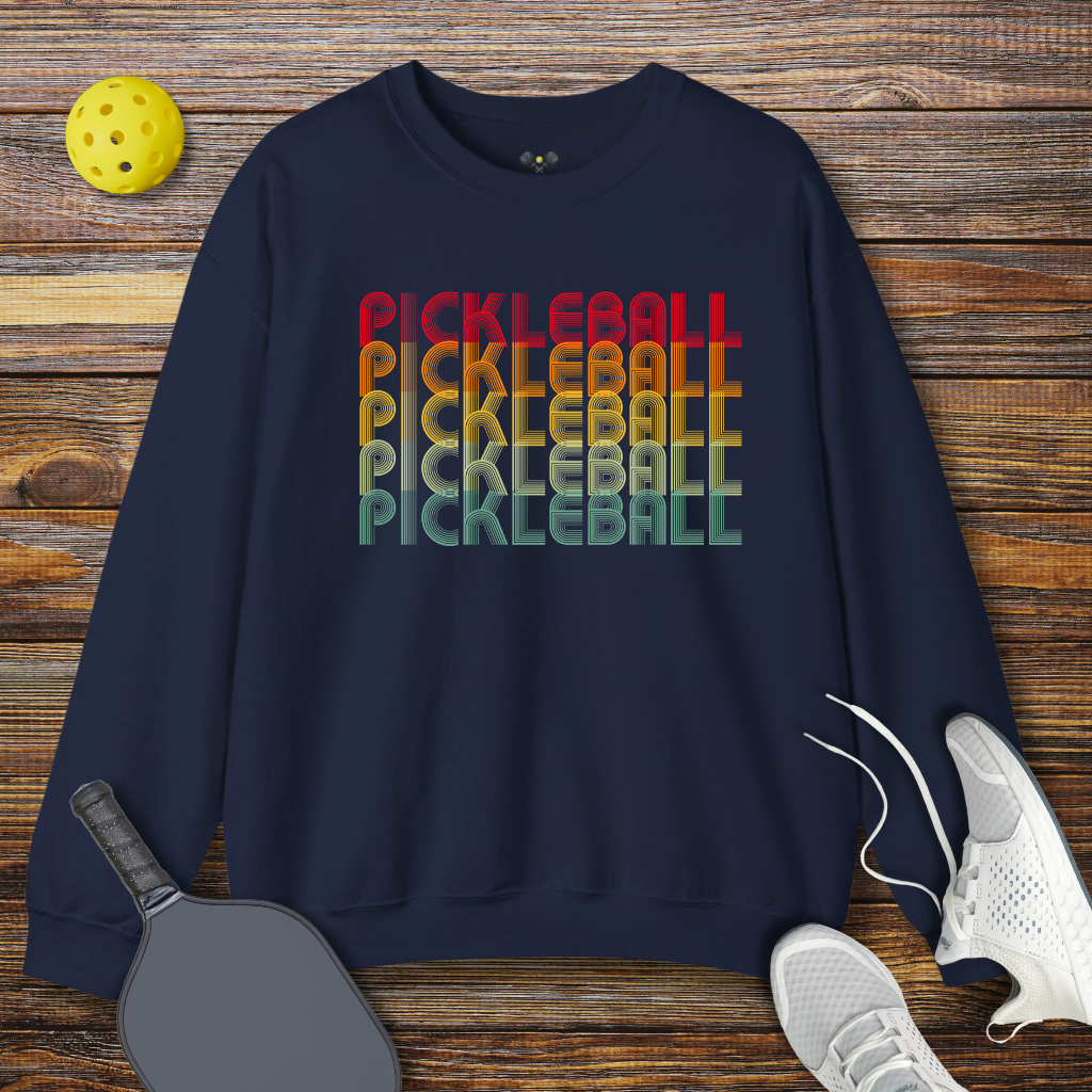 Pickleball Retro Sweatshirt