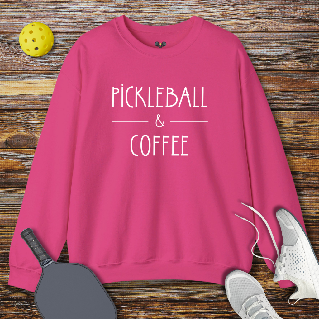 Pickleball & Coffee Sweatshirt