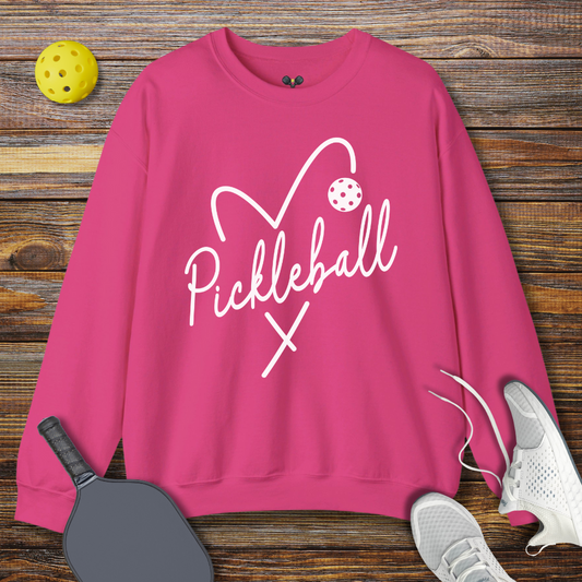 Pickleball Heart Sweatshirt