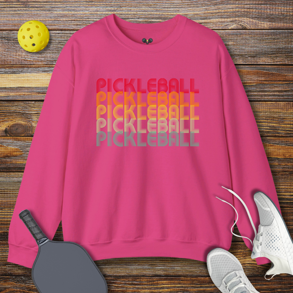Pickleball Retro Sweatshirt
