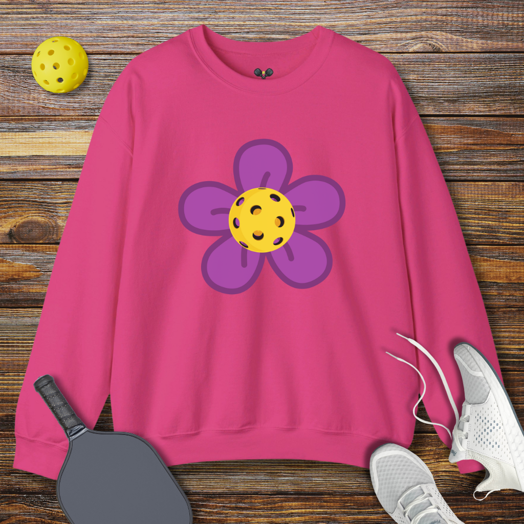 Pickleball Flower Sweatshirt