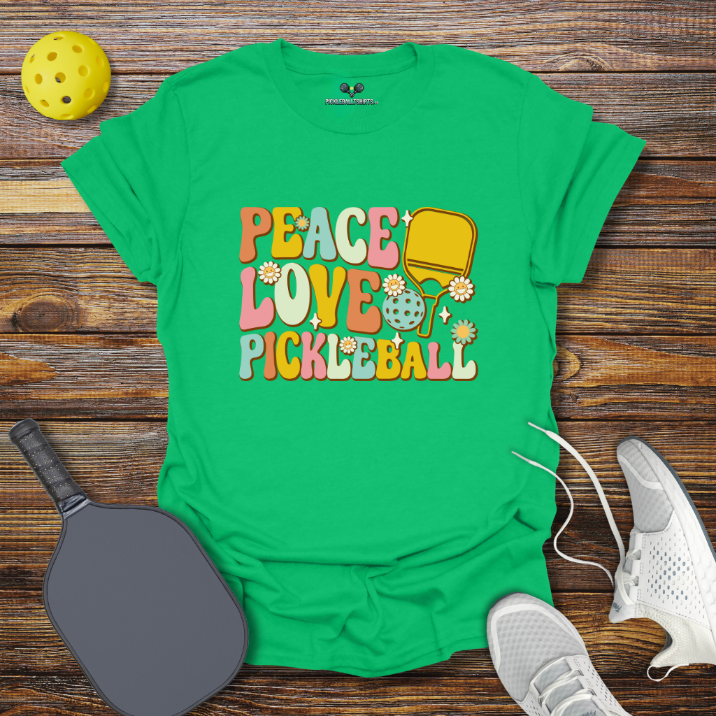 Peace Love Pickleball T-Shirt