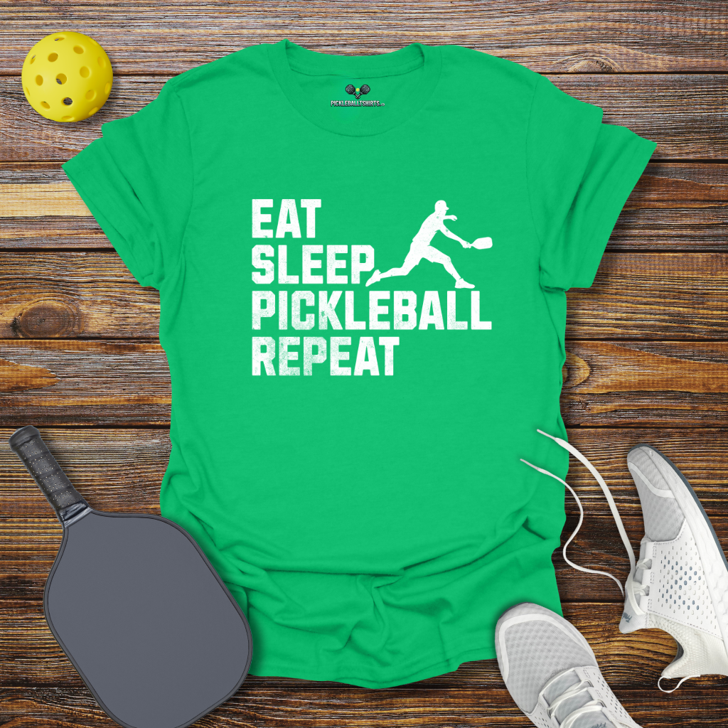 Eat Sleep Pickleball Repeat T-Shirt