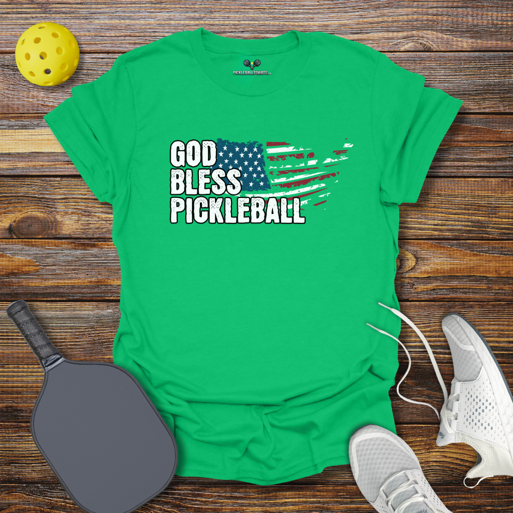 God Bless Pickleball T-Shirt