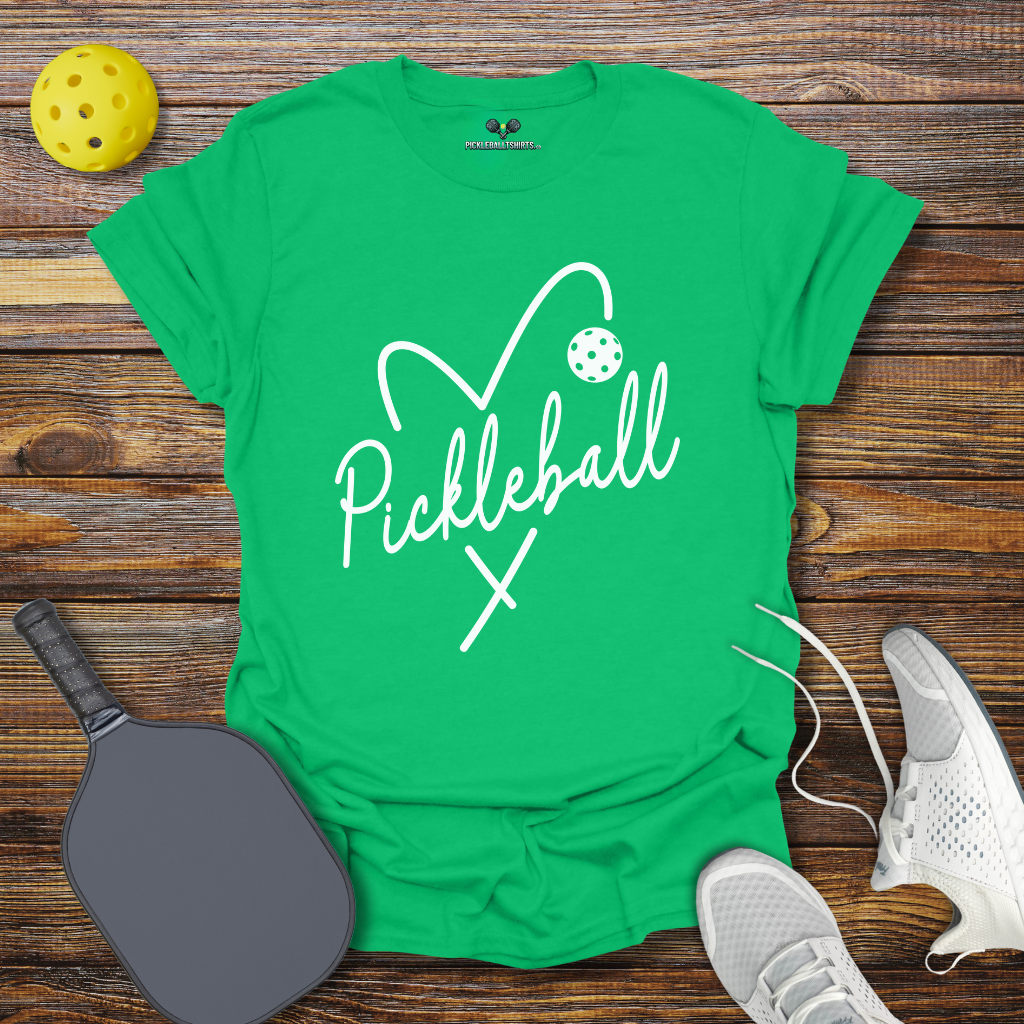 Pickleball Heart T-Shirt