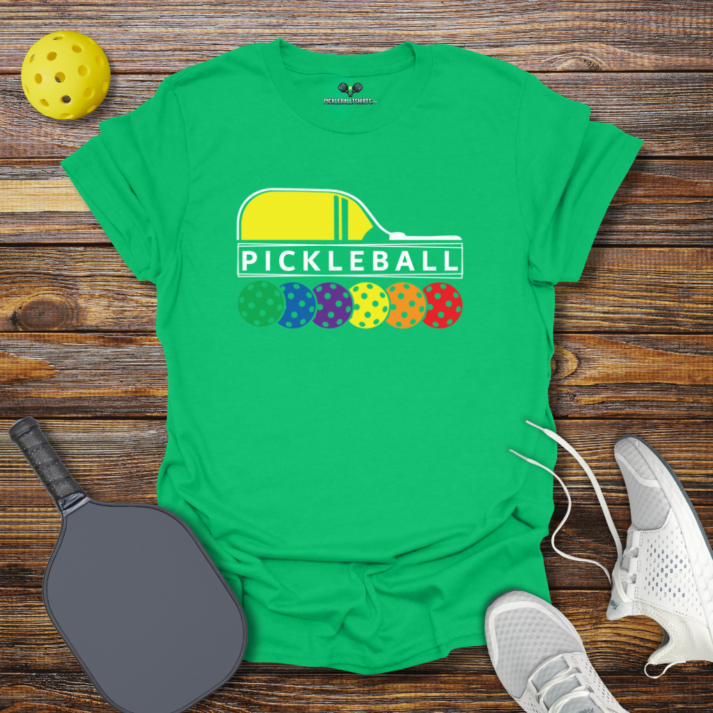 Pickleball Colored Balls T-Shirt