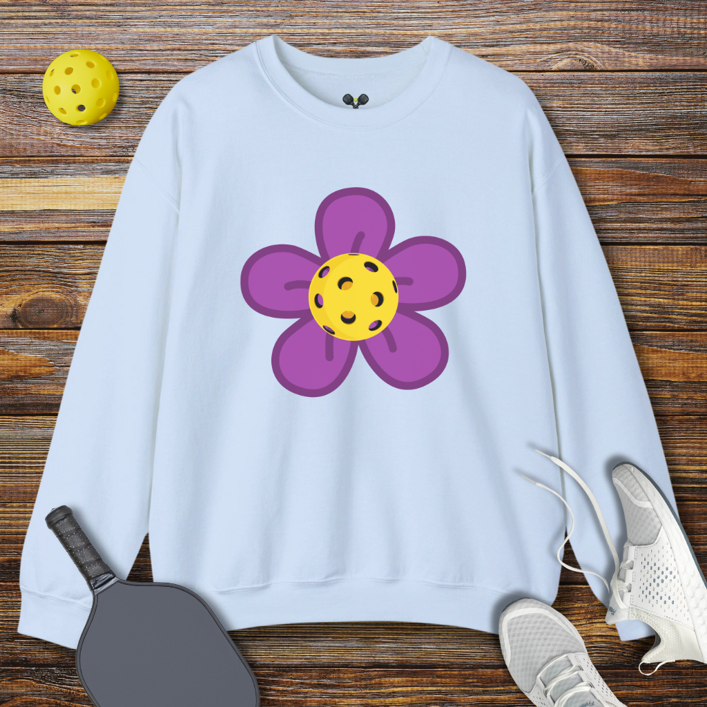 Pickleball Flower Sweatshirt